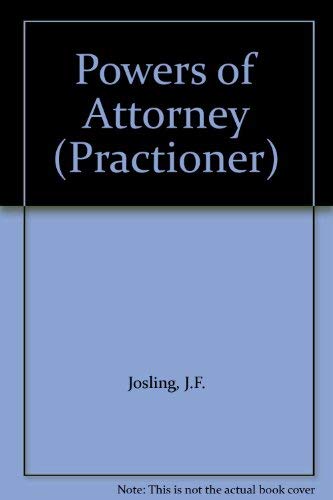 9780851213903: Powers of Attorney (Practioner S.)