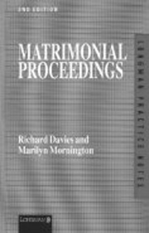 9780851217611: Practice Notes on Matrimonial Proceedings