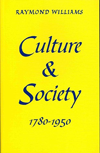 9780851248189: Culture and Society: 1780-1950