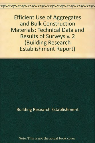 Stock image for Technical Data and Results of Surveys (v. 2) (Building Research Establishment Report) for sale by AwesomeBooks