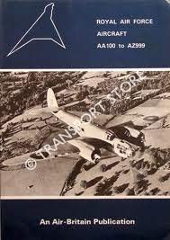 Stock image for Royal Air Force Aircraft AA100 to AZ999 for sale by Westwood Books