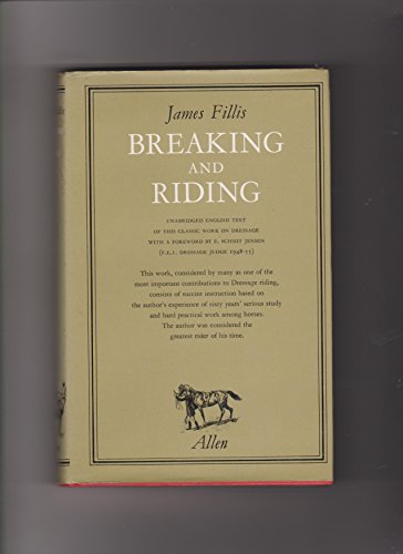 9780851310442: Breaking and Riding