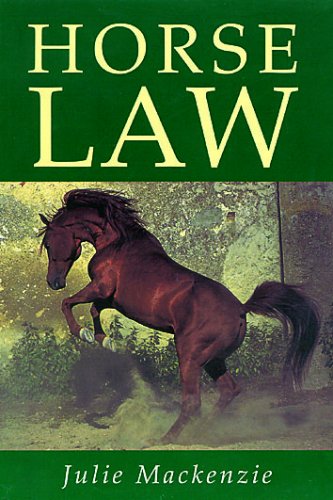 Beispielbild fr Horse Law zum Verkauf von AwesomeBooks