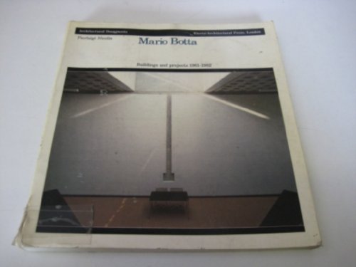 9780851390918: Mario Botta: Buildings and Projects, 1961-82