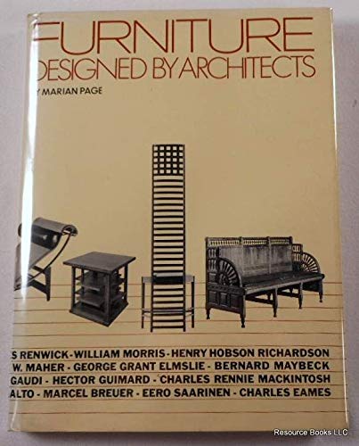 9780851392356: Furniture designed by architects