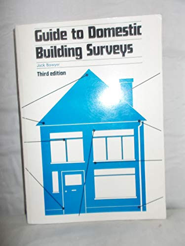 Stock image for Guide to Domestic Building Surveys for sale by WorldofBooks