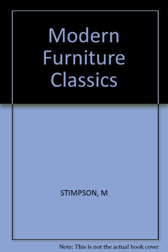 Stock image for Modern Furniture Classics for sale by Richard Sylvanus Williams (Est 1976)