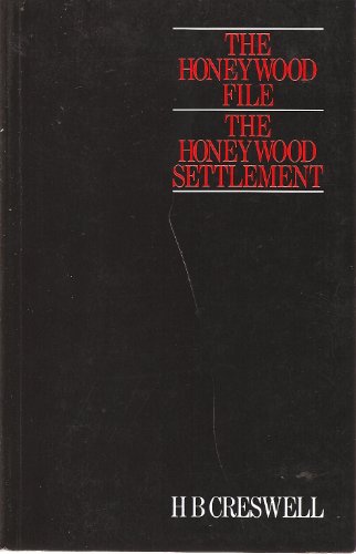 Beispielbild fr Honeywood File the Honeywood Settlement zum Verkauf von ThriftBooks-Atlanta