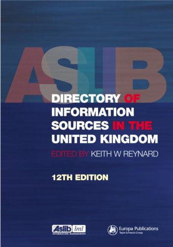 9780851424729: Aslib Directory of Information Sources in the United Kingdom