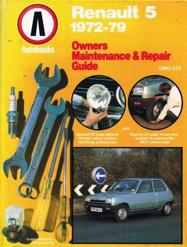 Imagen de archivo de Renault 5 1972-79 Owners Maintenance and Repair Guide a la venta por Reuseabook