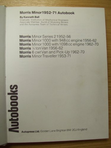 Vilebrequin Grand Fin Roulements +10 * 1956-71 * Morris Minor 948cc & 1098cc