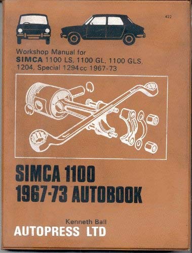 Beispielbild fr Simca 1100 1967-73 Autobook zum Verkauf von WorldofBooks