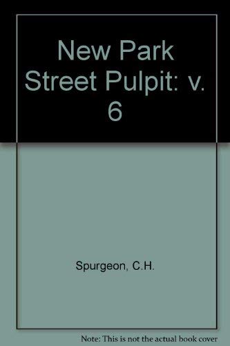 9780851511412: New Park Street Pulpit: v. 6