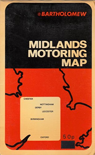 Midlands motoring map (9780851523897) by John Bartholomew And Son