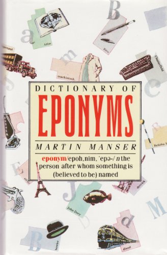 Stock image for Dictionary of Eponyms for sale by The Guru Bookshop