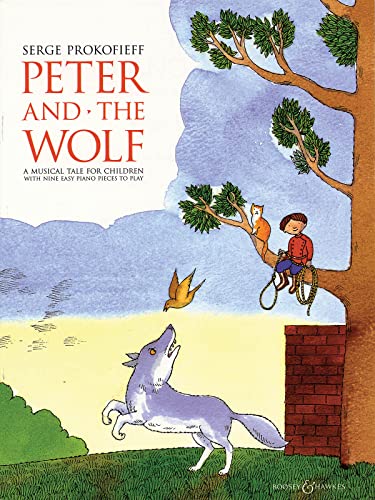 9780851622699: Peter and the Wolf Children's Book with Easy Piano Pieces