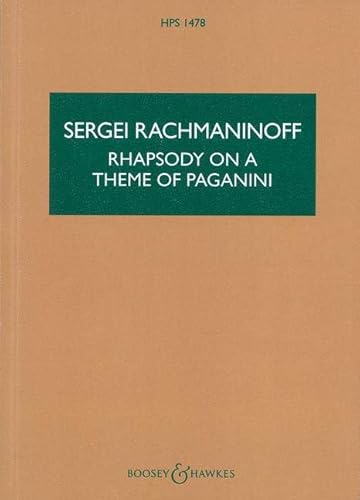 

Rhapsody on a Theme of Paganini , Hps 1478