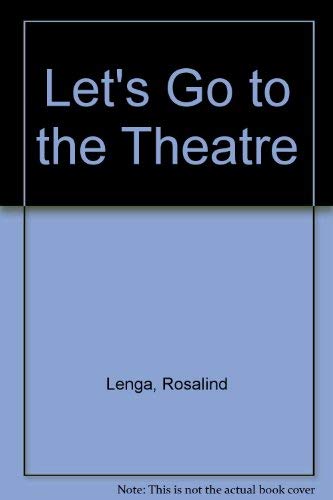 Stock image for Let's go to a Theatre for sale by Oopalba Books