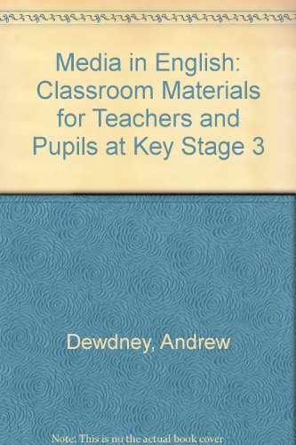 Imagen de archivo de Media in English: Classroom Materials for Teachers and Pupils at Key Stage 3 a la venta por Phatpocket Limited