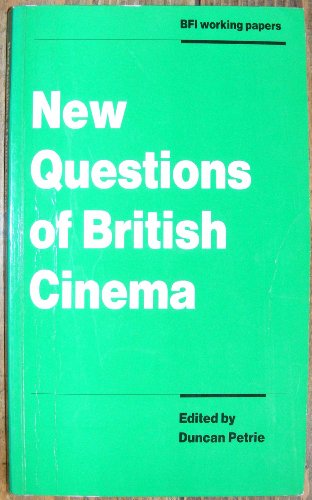 Imagen de archivo de New Questions of British Cinema (Bfi Working Papers, Vol 2) a la venta por GF Books, Inc.