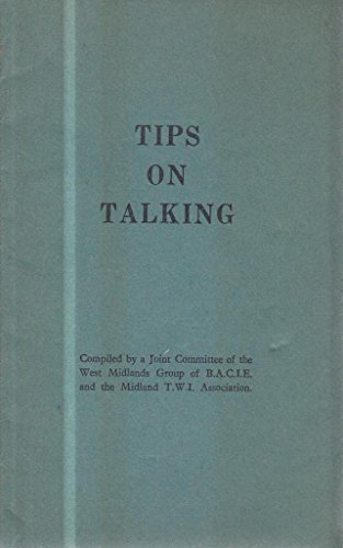 Imagen de archivo de Tips on Talking a la venta por Philip Emery
