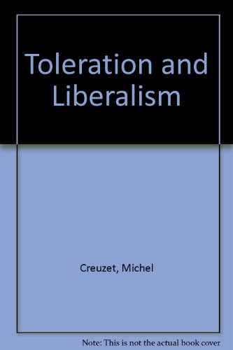 Stock image for TOLERATION AND LIBERALISM for sale by Second Story Books, ABAA