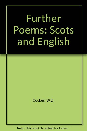 Imagen de archivo de Further Poems: Scots and English a la venta por West Coast Bookseller