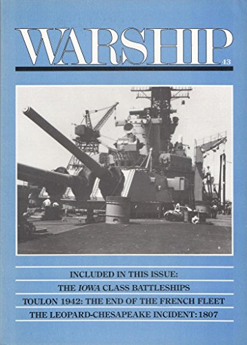 Imagen de archivo de Warship: No. 43 July 1987 a la venta por Bernhard Kiewel Rare Books