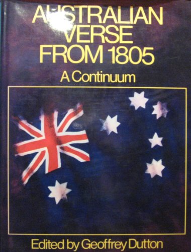 Australian Verse from 1805: A Continuum