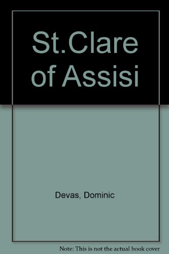 Imagen de archivo de St.Clare of Assisi a la venta por Kennys Bookstore