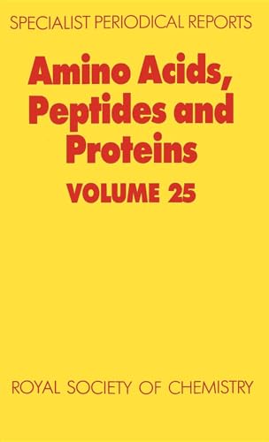 Amino Acids, Peptides and Proteins: Volume 25 (Specialist Periodical Reports, Volume 25) (9780851862347) by Davies, J S
