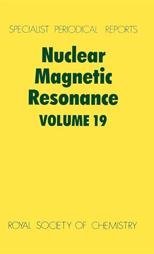 9780851864228: Nuclear Magnetic Resonance: Volume 19 (Specialist Periodical Reports)