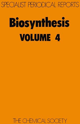 9780851865331: Biosynthesis, Vol 4: Volume 4