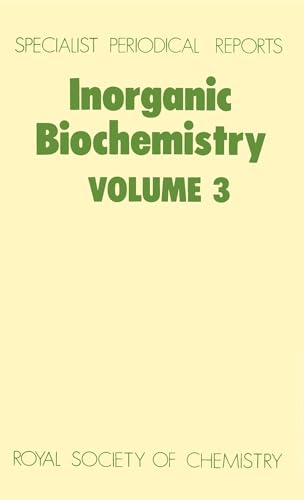 Stock image for Inorganic Biochemistry : Volume 3 for sale by Better World Books
