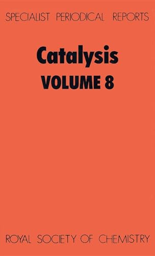 9780851865942: Catalysis: Volume 8 (Specialist Periodical Reports, Volume 8)