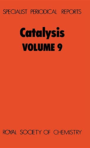 9780851866048: Catalysis: Volume 9 (Specialist Periodical Reports)
