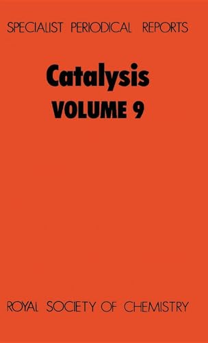 9780851866048: Catalysis: Volume 9 (Specialist Periodical Reports, Volume 9)