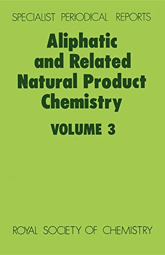 Stock image for Aliphatic and Related Natural Product Chemistry: Volume 3: Specialist Periodical Report. for sale by Doss-Haus Books