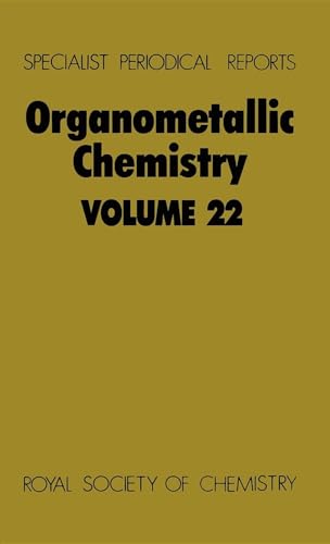 9780851867014: Organometallic Chemistry (22): Volume 22