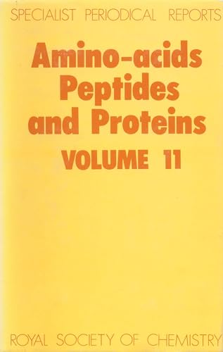 Stock image for Amino-acids, Peptides and Proteins: Volume 11. Specialist Periodical Reports. Hardcover for sale by Doss-Haus Books