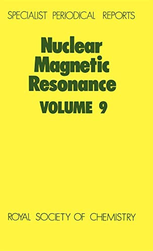 Stock image for NUCLEAR MAGNETIC RESONANCE: VOLUME 9. for sale by Cambridge Rare Books