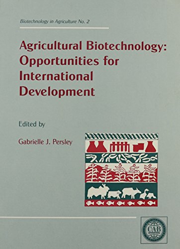 Imagen de archivo de Agricultural Biotechnology : Opportunities for International Development a la venta por Anybook.com