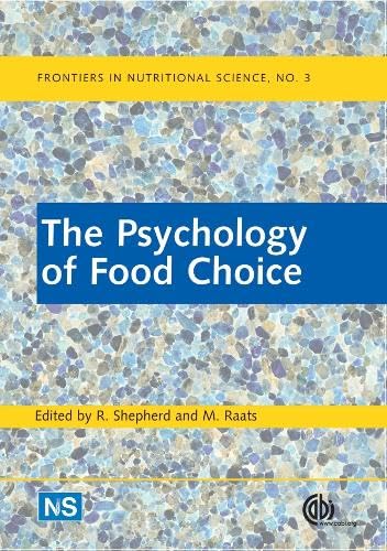 Beispielbild fr The Psychology of Food Choice zum Verkauf von ThriftBooks-Dallas