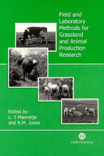 Imagen de archivo de Field and Laboratory Methods for Grassland and Animal Production Research a la venta por Better World Books Ltd