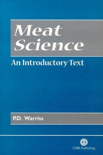 Imagen de archivo de Meat Science: An Introductory Text (Cabi Publishing) a la venta por WorldofBooks