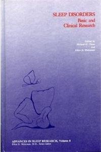 9780852006047: Sleep Disorders: Basic and Clinical Research (Advances in Sleep Research)