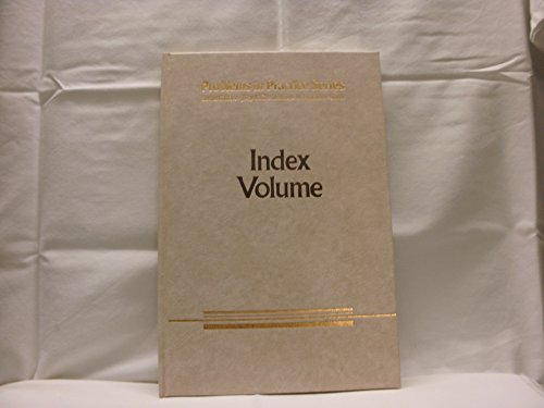 Stock image for Problems in Practice: Index Volume (Problems in Practice Series) for sale by PsychoBabel & Skoob Books