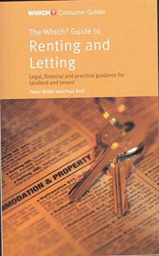 Stock image for The "Which?" Guide to Renting and Letting ("Which?" Consumer Guides) for sale by AwesomeBooks