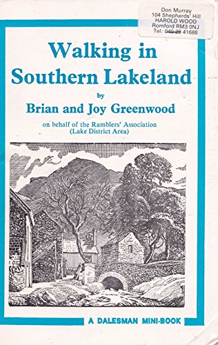 Stock image for WALKING IN SOUTHERN LAKELAND for sale by Richard Sylvanus Williams (Est 1976)