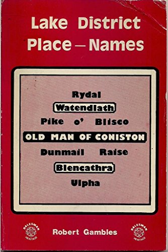 Stock image for Lake District Place-names for sale by WorldofBooks